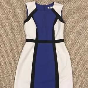 Calvin Klein Color Block sheath dress